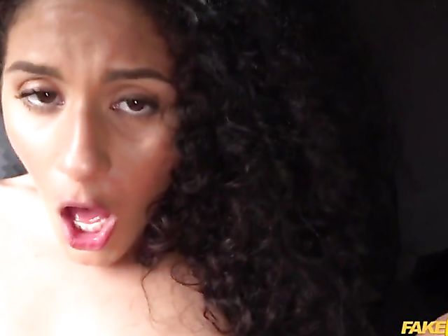 Czech taxi banging with curly american girl Liv Revamped