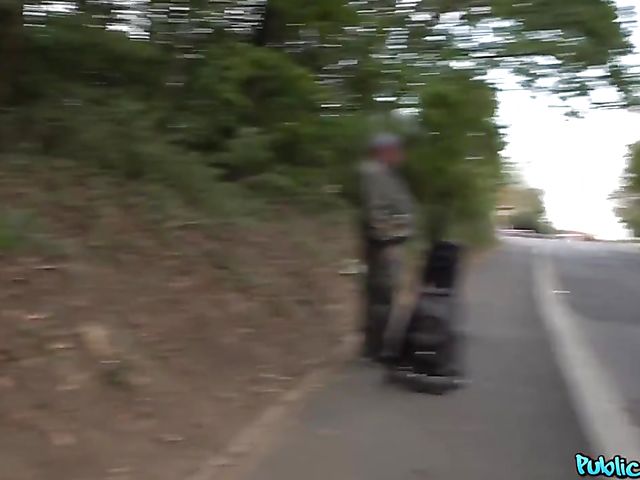 POV sex for cash in the woods with Czech hottie Jenny Wild