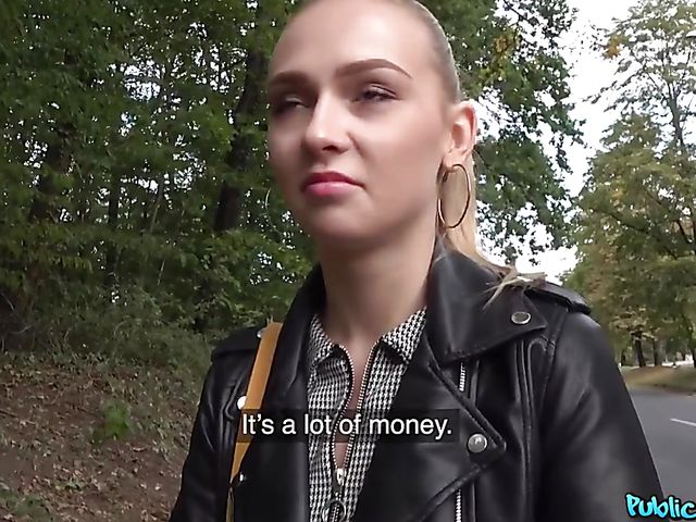 POV sex for cash in the woods with Czech hottie Jenny Wild