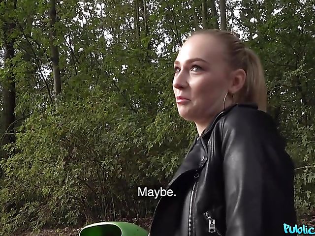 POV sex for cash in the woods with Czech hottie Jenny Wild