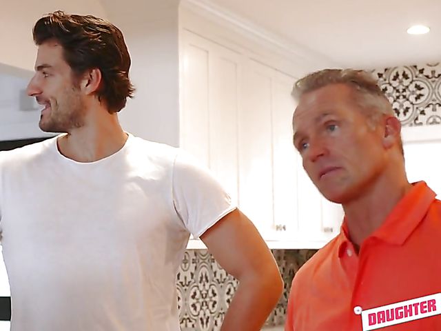 Father daughter sex with naughty girls Laney Grey and Natalie Knight