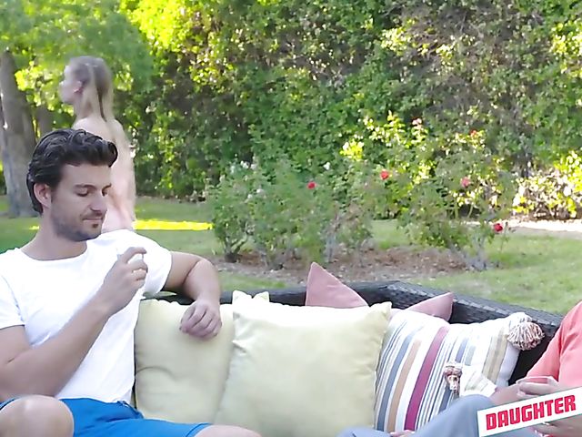 Father daughter sex with naughty girls Laney Grey and Natalie Knight