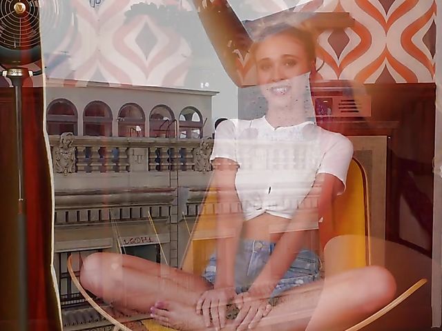 Riley Anne's erotic solo photoshoot for Met Art