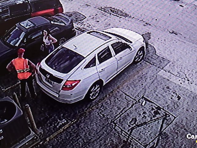 Desperate POV fucking in the garage with V Monroe to pay for car repairs