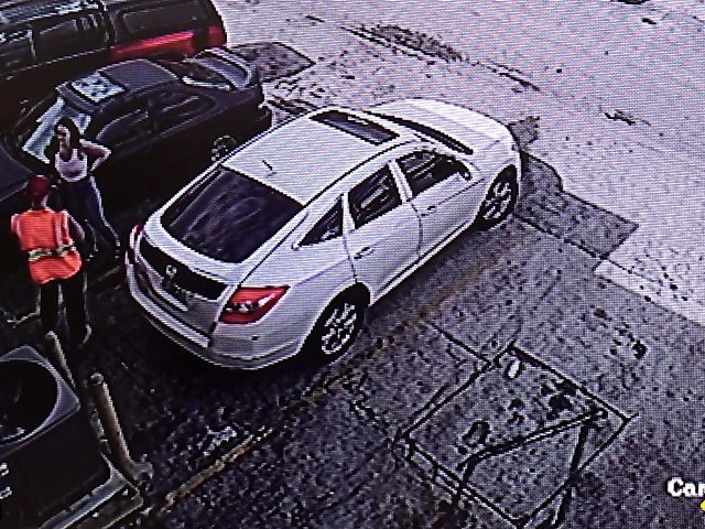 Desperate POV fucking in the garage with V Monroe to pay for car repairs