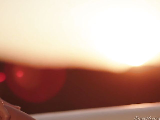 MILF Brandi Love lesbian army love with Elexis Monroe in the sunset