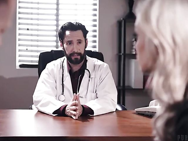 Kenzie Taylor - Blonde cuckold fun with the doctor in front of her husband