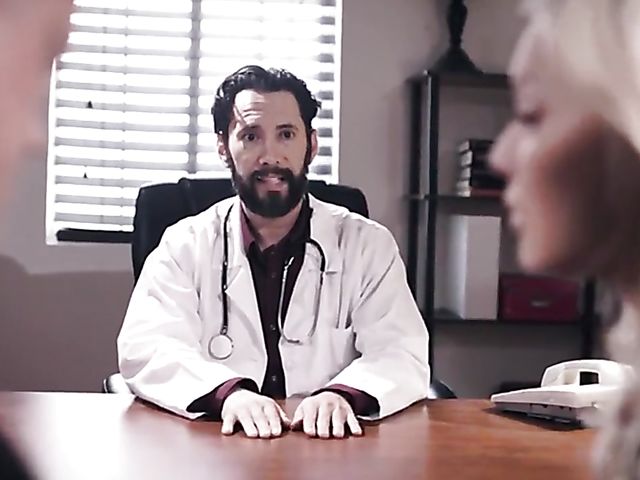 Kenzie Taylor - Blonde cuckold fun with the doctor in front of her husband