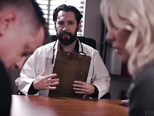Kenzie Taylor - Blonde cuckold fun with the doctor in front of her husband