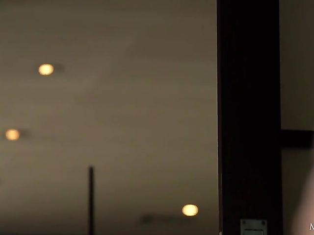 Red-haired Sabina Rouge solo fingering in stockings before shower masturbation