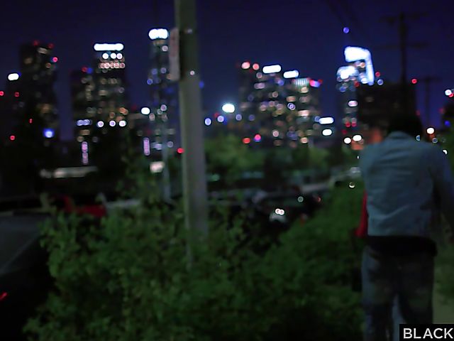 Mazzy Grace - Blacked blonde in blue jeans and red lace top