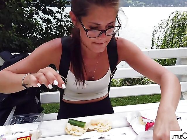 Little Caprice POV on holiday with her lucky boyfriend