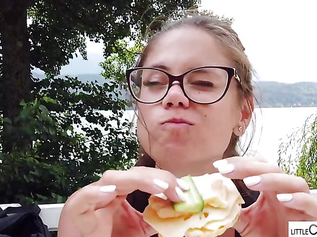 Little Caprice POV on holiday with her lucky boyfriend