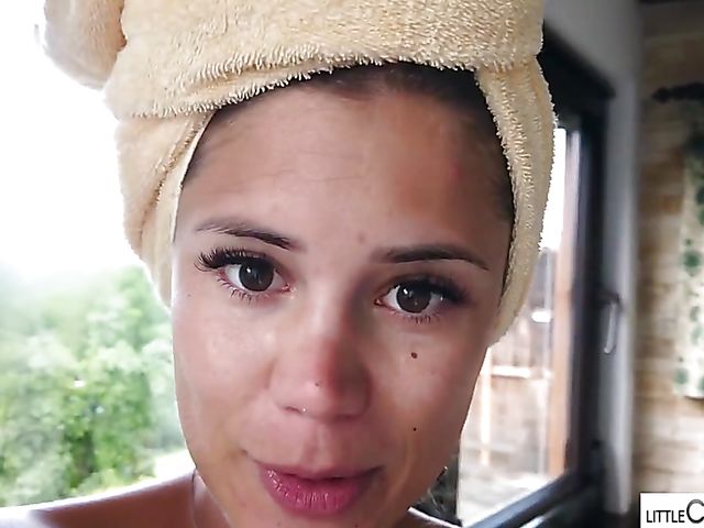 Little Caprice POV on holiday with her lucky boyfriend