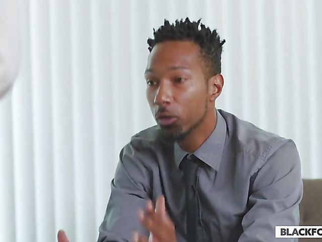 Interracial blonde teen Lexi Lore and her black sex therapist