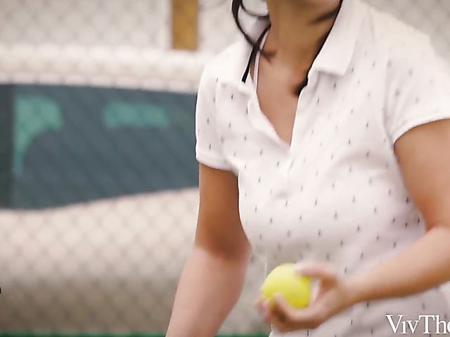 Liv Revamped and Blue Angel lesbian tennis love