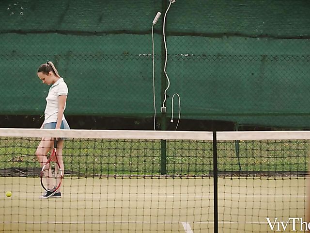 Liv Revamped and Blue Angel lesbian tennis love