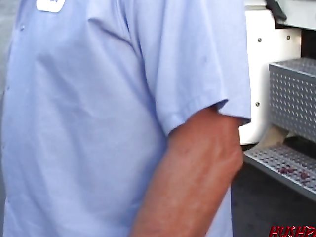 Juicy latina Misty Mendez walking naked in public and sucking