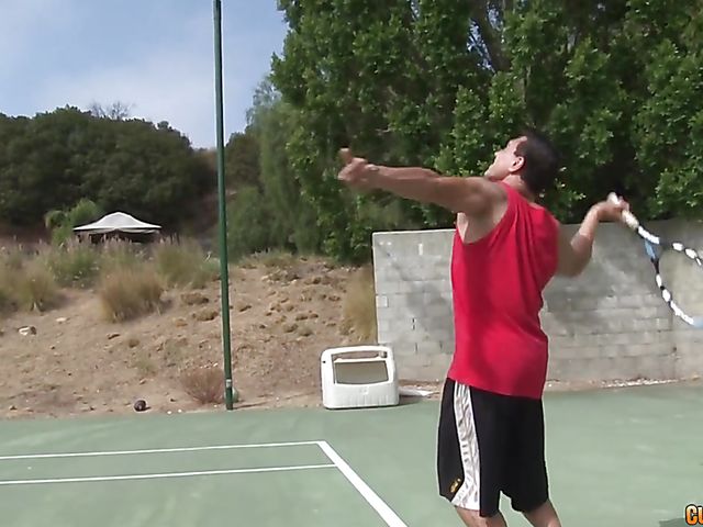 Playing tennis with big tits teen Sarah Vandella is so much fun