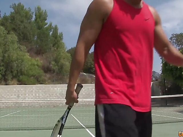 Playing tennis with big tits teen Sarah Vandella is so much fun