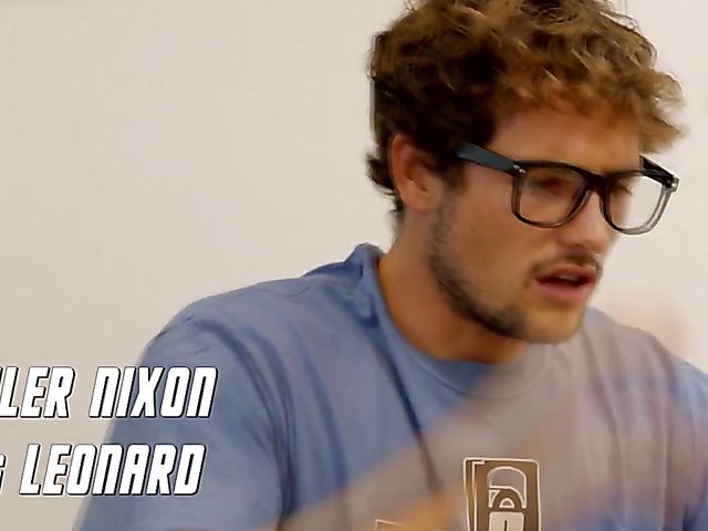 Nerdy roommate watches cute Haley Reed and her boyfriend fuck