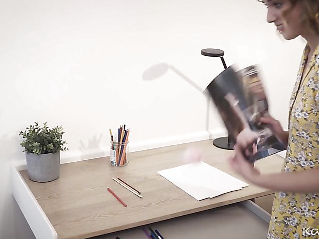 Slim teen Oxana Chic gets fucked by a dirty boy in his bed