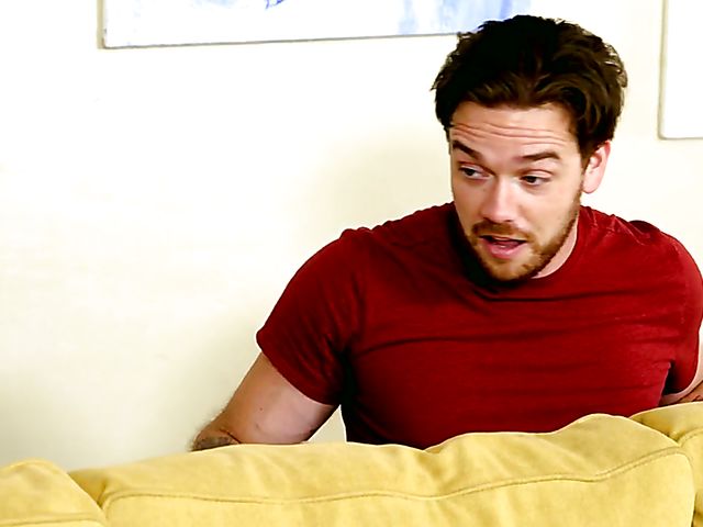 Lucky guy and his wife Pepper Hart eat and fuck the same pussy in Married With Issues XXX parody