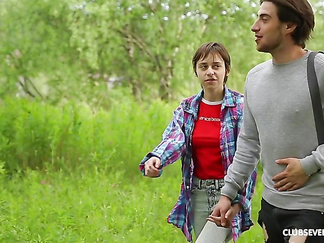 Hairy outdoor fucking with ugly bushy teen with braces Yagami Lil