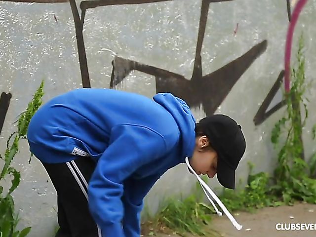 Hairy outdoor fucking with ugly bushy teen with braces Yagami Lil