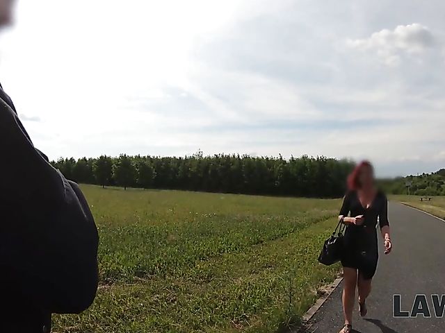 Skinny young brunette Ashley Ocean gets arrested and fucked in jail