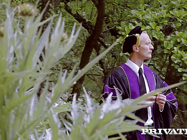 College blonde in fishnets Anny Aurora gets banged hard