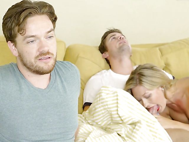 That Sitcom Show parody XXX featuring redhead Jennifer White and blonde Addison Lee