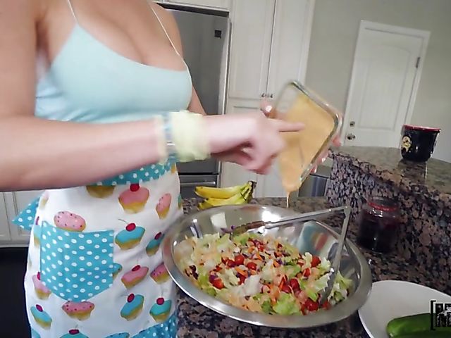 Horny housewife Kit Mercer is hungry for cock and wants it in her milf pussy