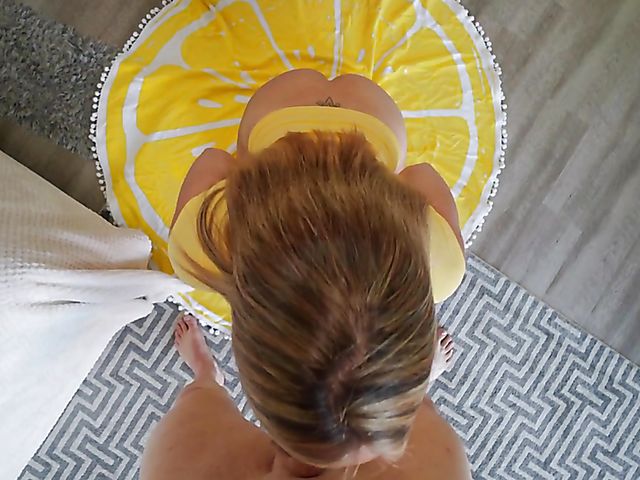 Big boob babe Chelsea Vegas sucking and fucking her long haired lover