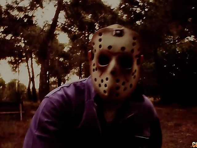 Young latina Alicia Poz gets her cunt attacked by a masked guy