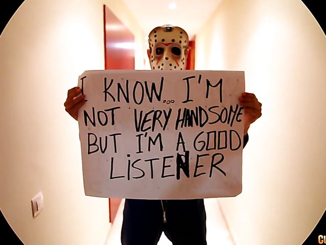 Young latina Alicia Poz gets her cunt attacked by a masked guy