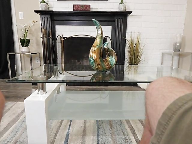 MILF POV blowjob and deepthroat with big titty Krissy Lynn