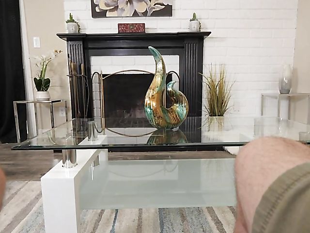 MILF POV blowjob and deepthroat with big titty Krissy Lynn