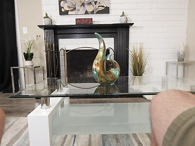 MILF POV blowjob and deepthroat with big titty Krissy Lynn