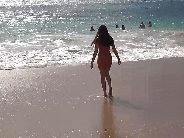 Teen ATK girlfriend Winter Jade peeing outdoors and getting fingered at home