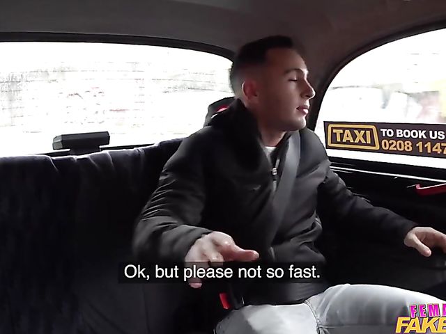 Backseat taxi sex with cute asian female driver May Thai 