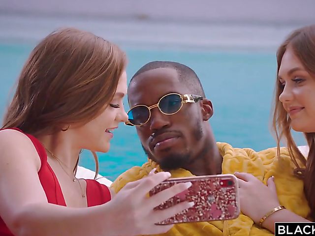 White sisters threesome with a black guy featuring Joey White and Sami White