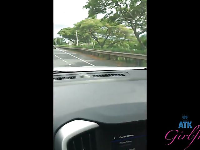 Beach nude fun with naughty girl Athena Rayne