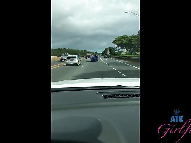 Beach nude fun with naughty girl Athena Rayne