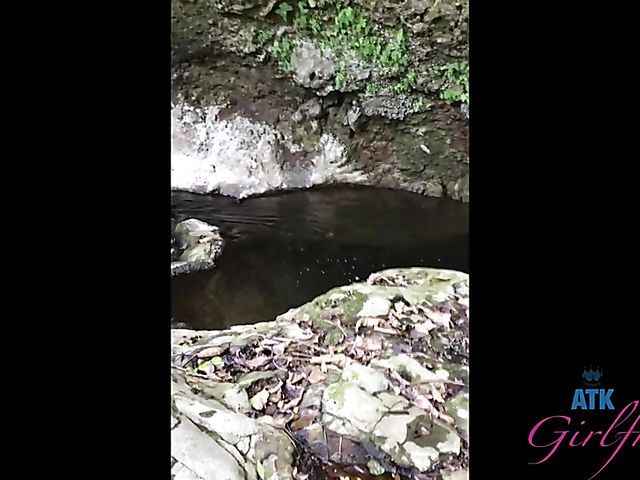 Beach nude fun with naughty girl Athena Rayne