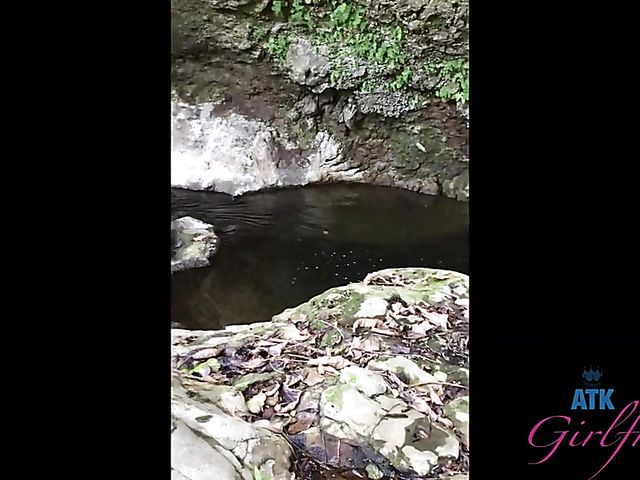 Beach nude fun with naughty girl Athena Rayne