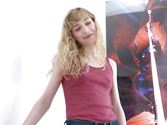 Skinny stepdaughter POV with her lucky dad's cock in her tight hole