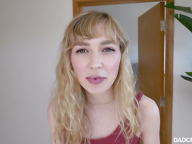 Skinny stepdaughter POV with her lucky dad's cock in her tight hole