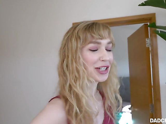 Skinny stepdaughter POV with her lucky dad's cock in her tight hole