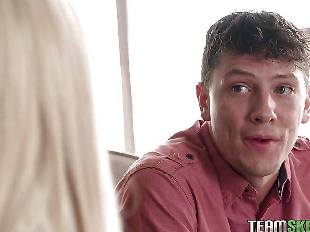 Blonde schoolgirl Allie Nicole loves fucking hard